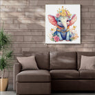 Crowned Elephant Wooden Jigsaw Puzzle - KAAYEE Puzzle