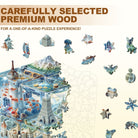 Cube City Wooden Jigsaw Puzzle - KAAYEE Puzzle