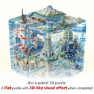 Cube City Wooden Jigsaw Puzzle - KAAYEE Puzzle