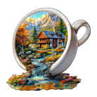 Cup of Serenity Wooden Jigsaw Puzzle - KAAYEE Puzzle