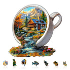 Cup of Serenity Wooden Jigsaw Puzzle - KAAYEE Puzzle