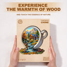 Cup of Serenity Wooden Jigsaw Puzzle - KAAYEE Puzzle