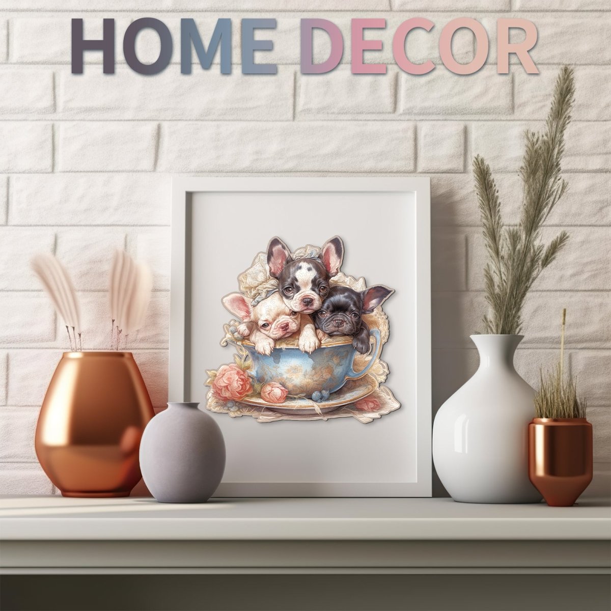 Cute Bulldog Wooden Jigsaw Puzzle - KAAYEE Puzzle