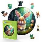 Cute Bunny Wooden Jigsaw Puzzle - KAAYEE Puzzle