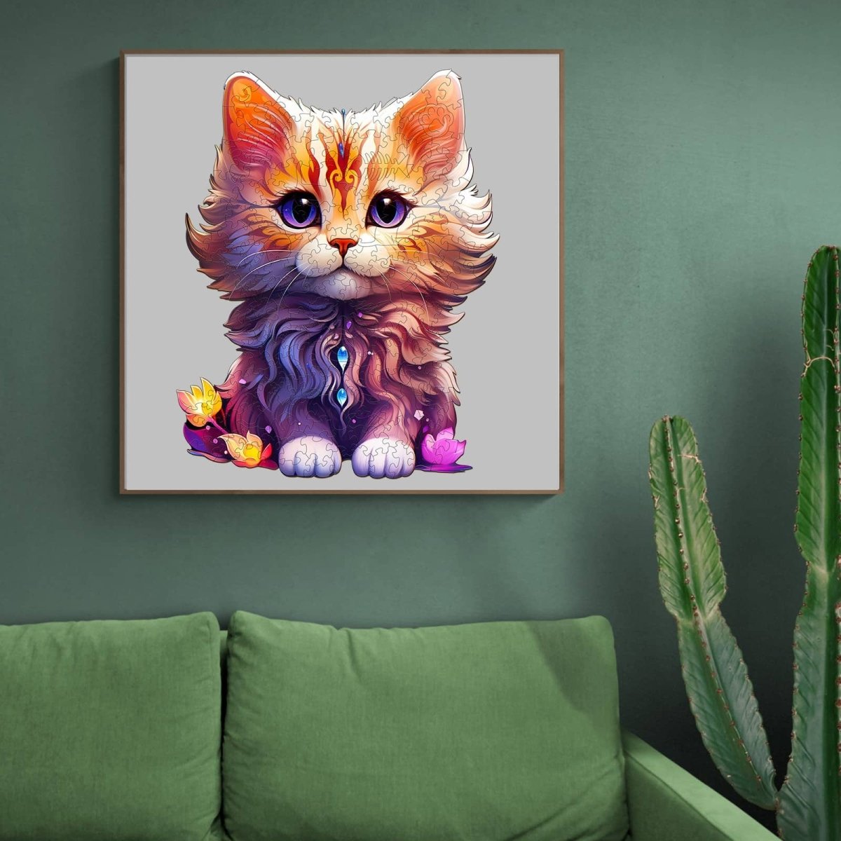 Cute Cat Wooden Jigsaw Puzzle - KAAYEE Puzzle
