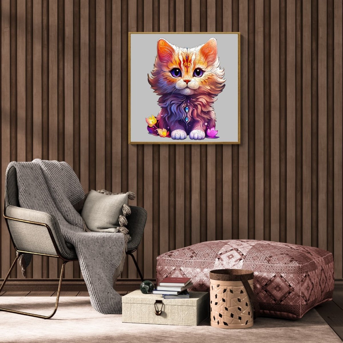 Cute Cat Wooden Jigsaw Puzzle - KAAYEE Puzzle