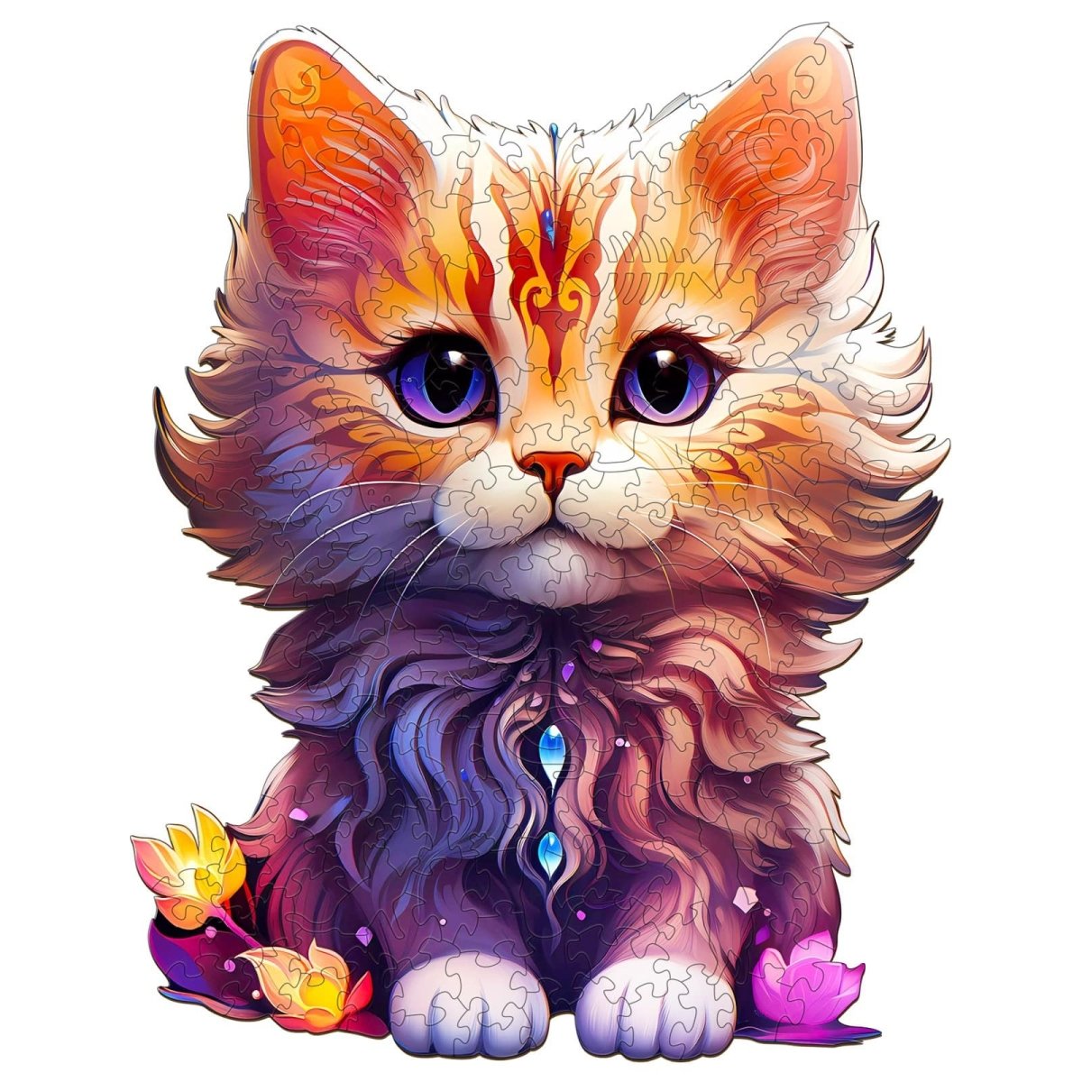 Cute Cat Wooden Jigsaw Puzzle - KAAYEE Puzzle