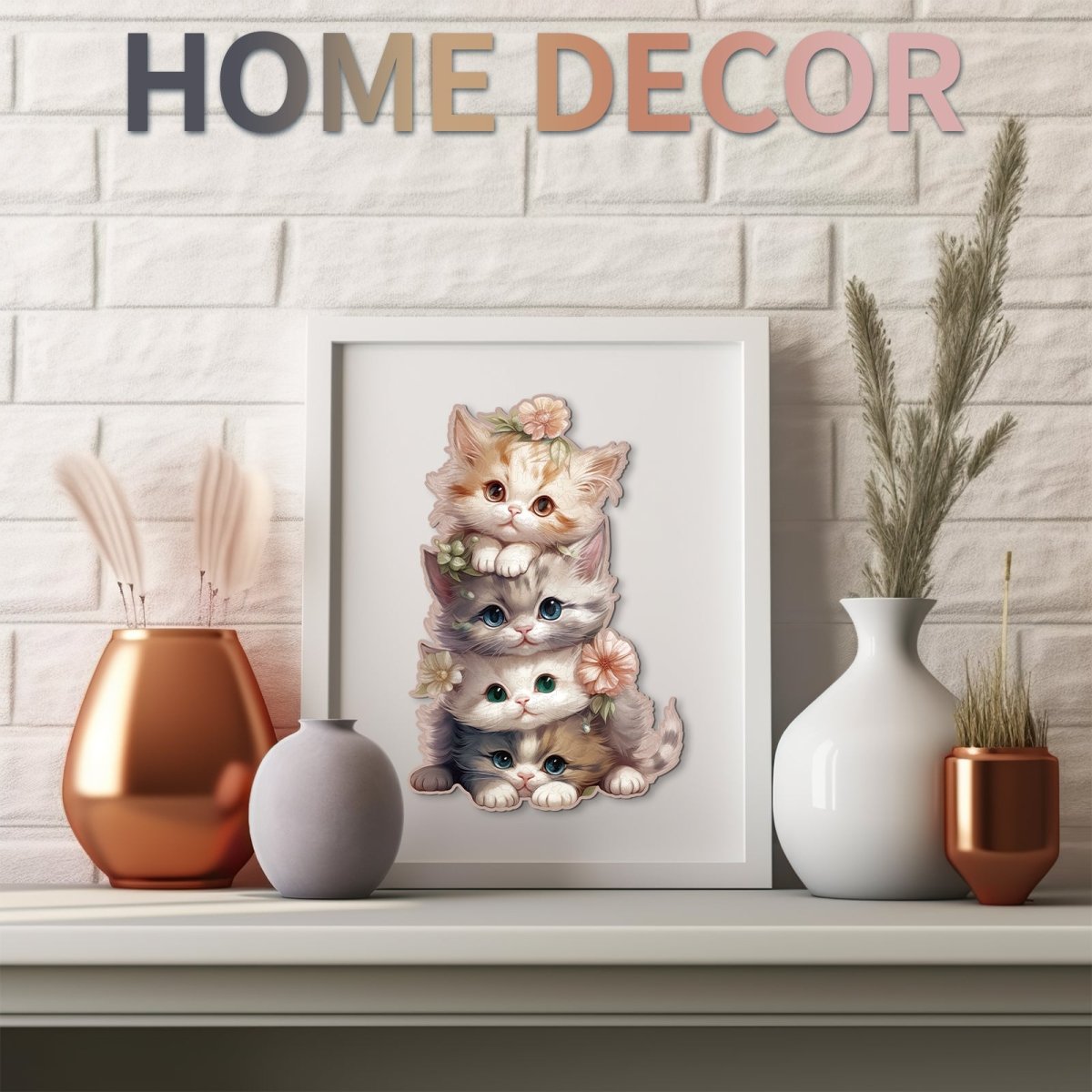 Cute Kitten Wooden Jigsaw Puzzle - KAAYEE Puzzle