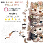 Cute Kitten Wooden Jigsaw Puzzle - KAAYEE Puzzle