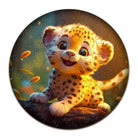 Cute Leopard Wooden Jigsaw Puzzle - KAAYEE Puzzle
