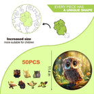 Cute Owl Wooden Jigsaw Puzzle - KAAYEE Puzzle