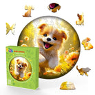 Cute Puppy Wooden Jigsaw Puzzle - KAAYEE Puzzle