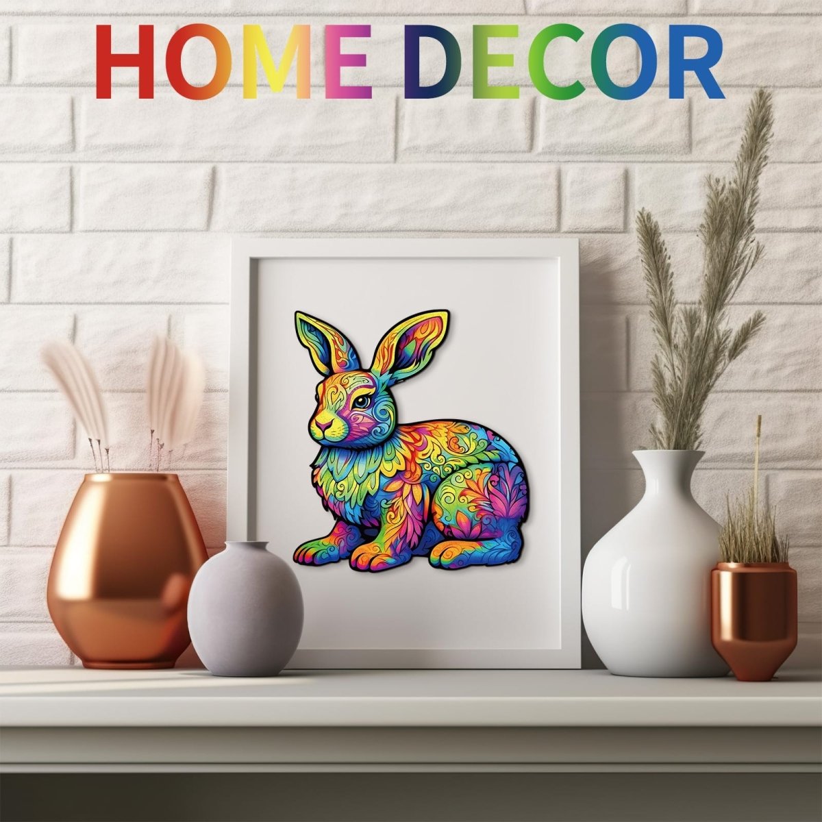 Cute Rabbit Wooden Jigsaw Puzzle - KAAYEE Puzzle