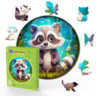 Cute Raccoon Wooden Jigsaw Puzzle - KAAYEE Puzzle