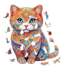 Cute Scottish Cat Wooden Jigsaw Puzzle - KAAYEE Puzzle