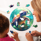 Cute Sea Turtle Wooden Jigsaw Puzzle - KAAYEE Puzzle