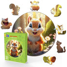 Cute Squirrel Wooden Jigsaw Puzzle - KAAYEE Puzzle