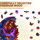 Cyberpunk tiger Wooden Jigsaw Puzzle - KAAYEE Puzzle