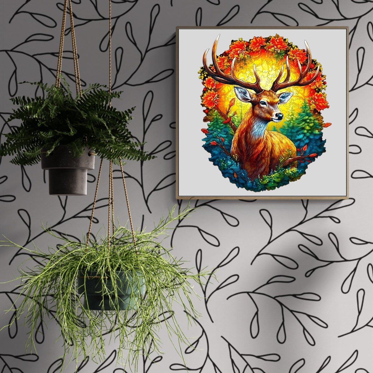 Deer of Life 2 Wooden Jigsaw Puzzle - KAAYEE Puzzle