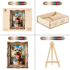 Dog Photo Frame Wooden Jigsaw Puzzle - KAAYEE Puzzle