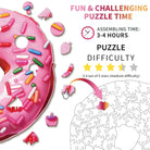 Doughnut Wooden Jigsaw Puzzle - KAAYEE Puzzle