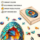 Draconic Rebirth - 2 Wooden Jigsaw Puzzle - KAAYEE Puzzle