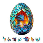 Draconic Rebirth - 2 Wooden Jigsaw Puzzle - KAAYEE Puzzle