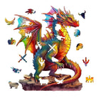 Dragon 2 Wooden Jigsaw Puzzle - KAAYEE Puzzle