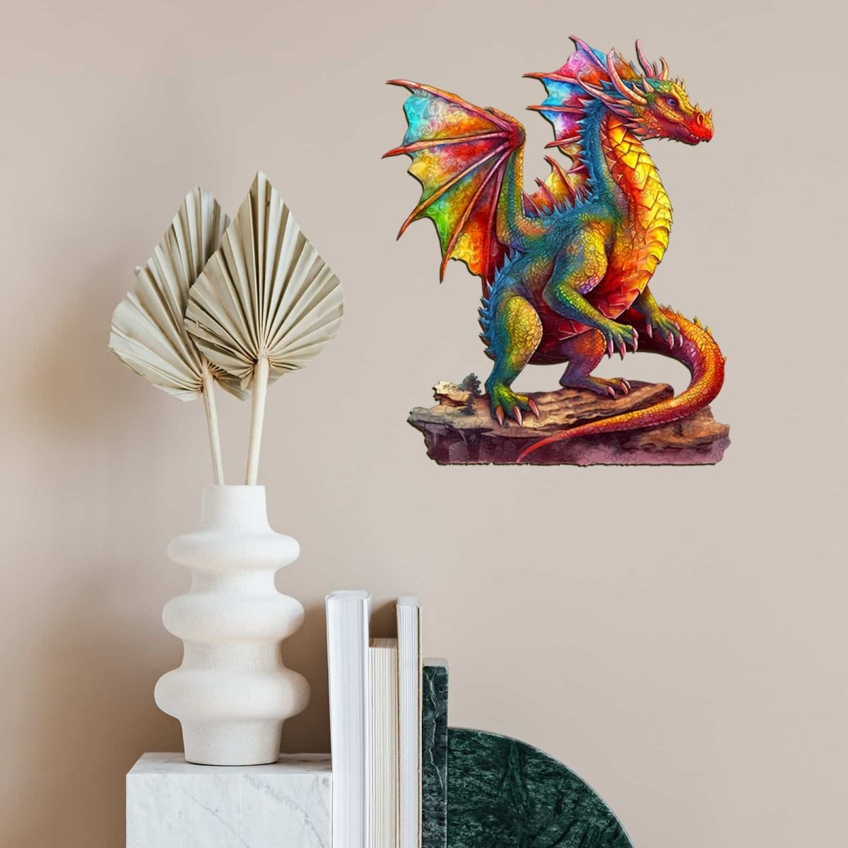 Dragon 2 Wooden Jigsaw Puzzle - KAAYEE Puzzle