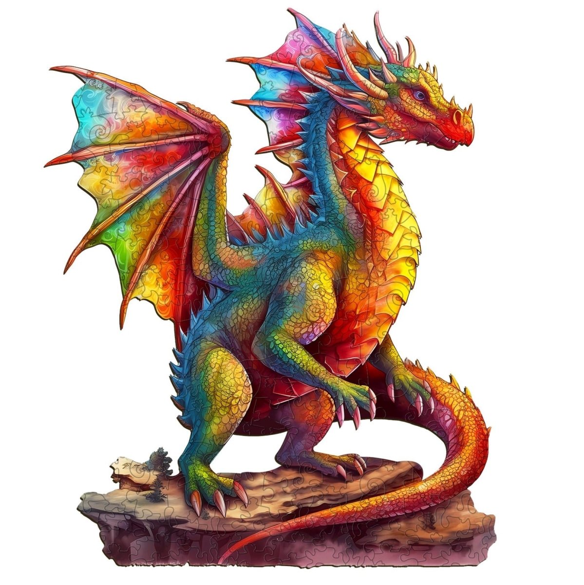 Dragon 2 Wooden Jigsaw Puzzle - KAAYEE Puzzle