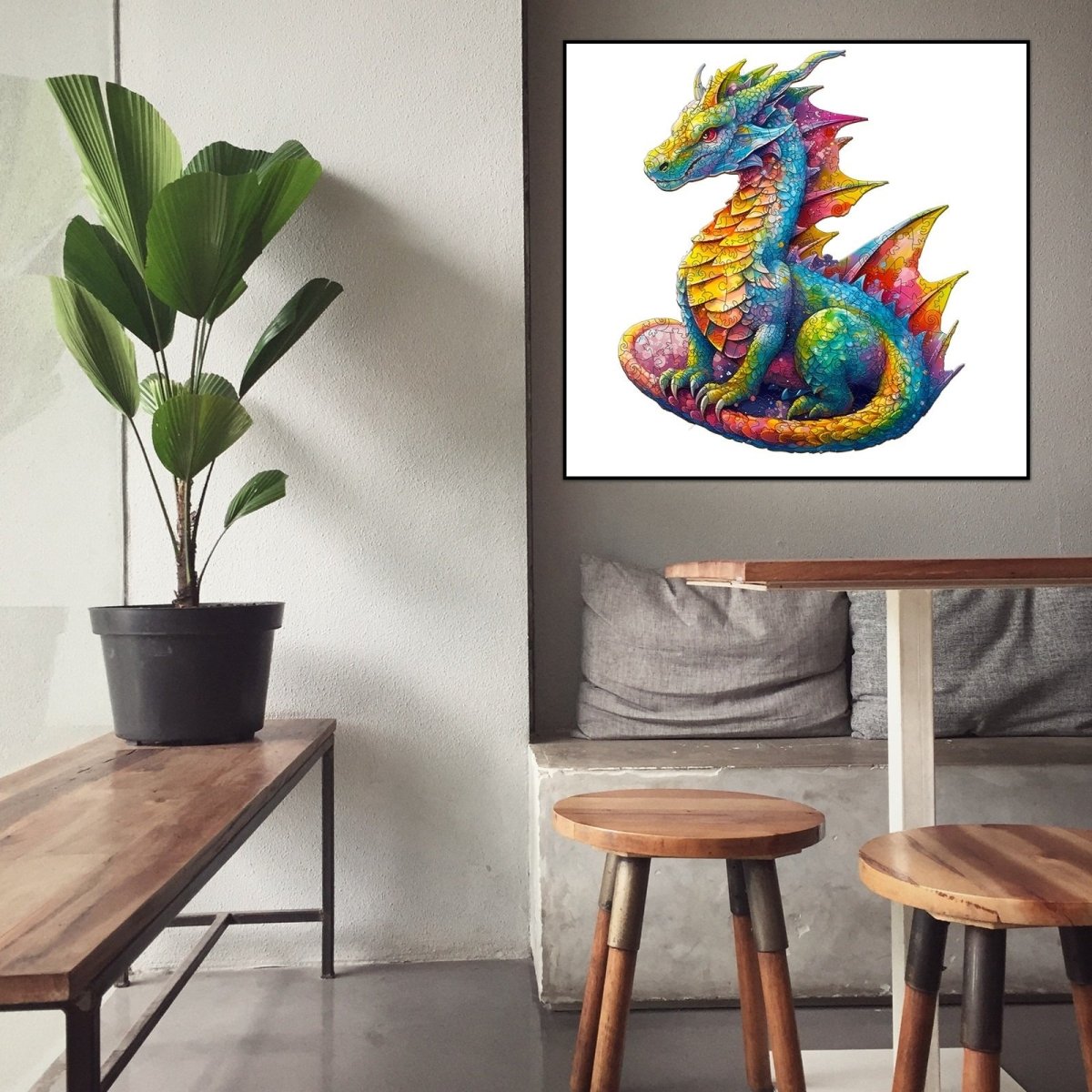 Dragon Wooden Jigsaw Puzzle - KAAYEE Puzzle