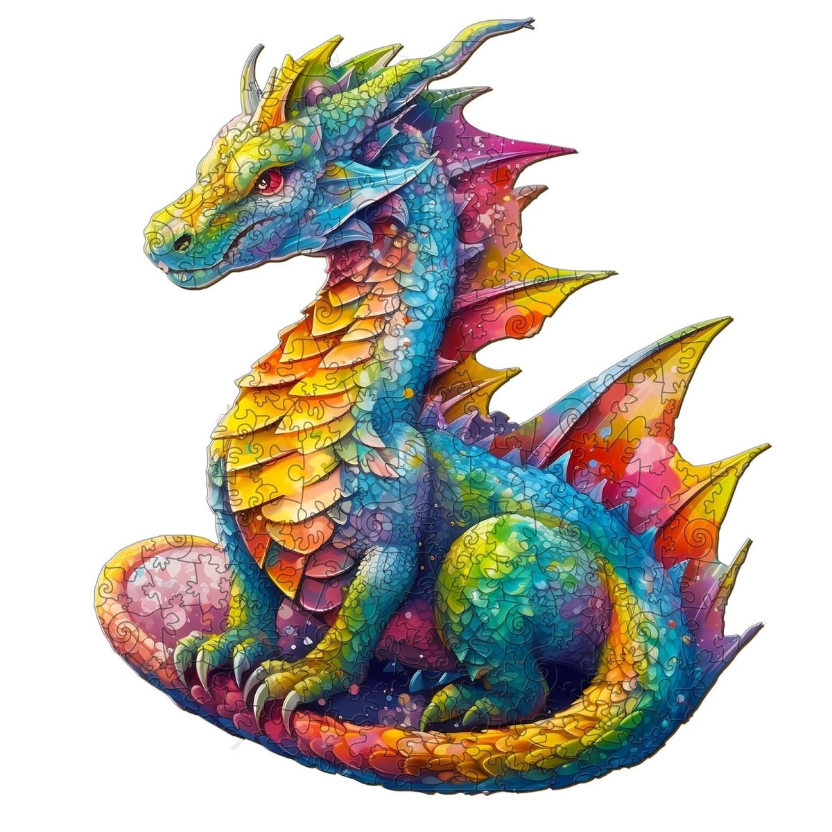 Dragon Wooden Jigsaw Puzzle - KAAYEE Puzzle