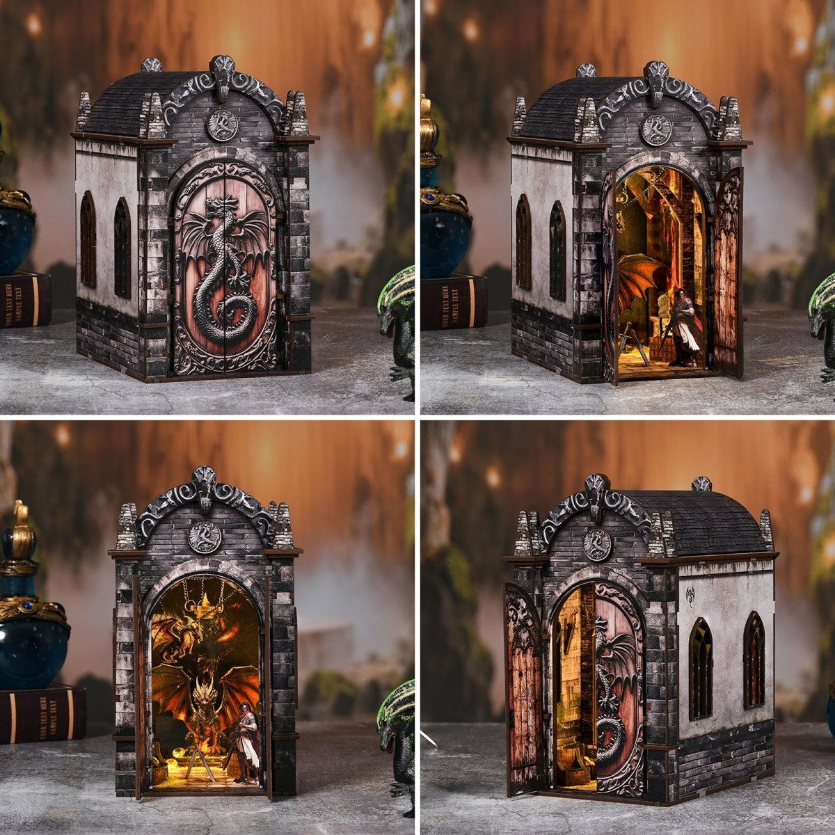 Dragon's Treasure Labyrinth Book Nook Kit - KAAYEE Puzzle