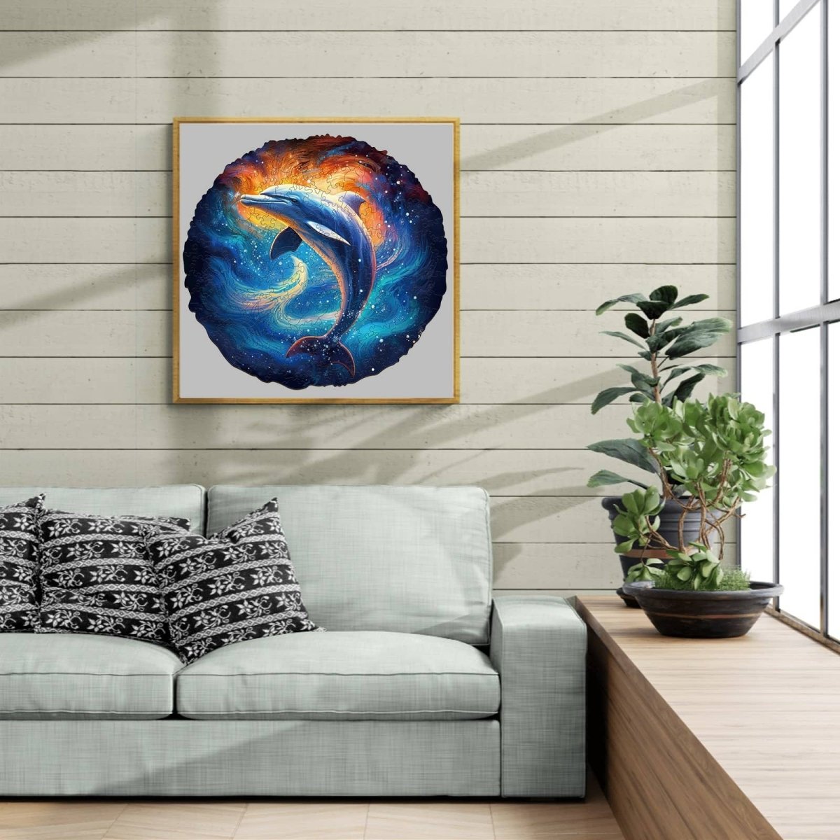 Dream dolphin Wooden Jigsaw Puzzle - KAAYEE Puzzle