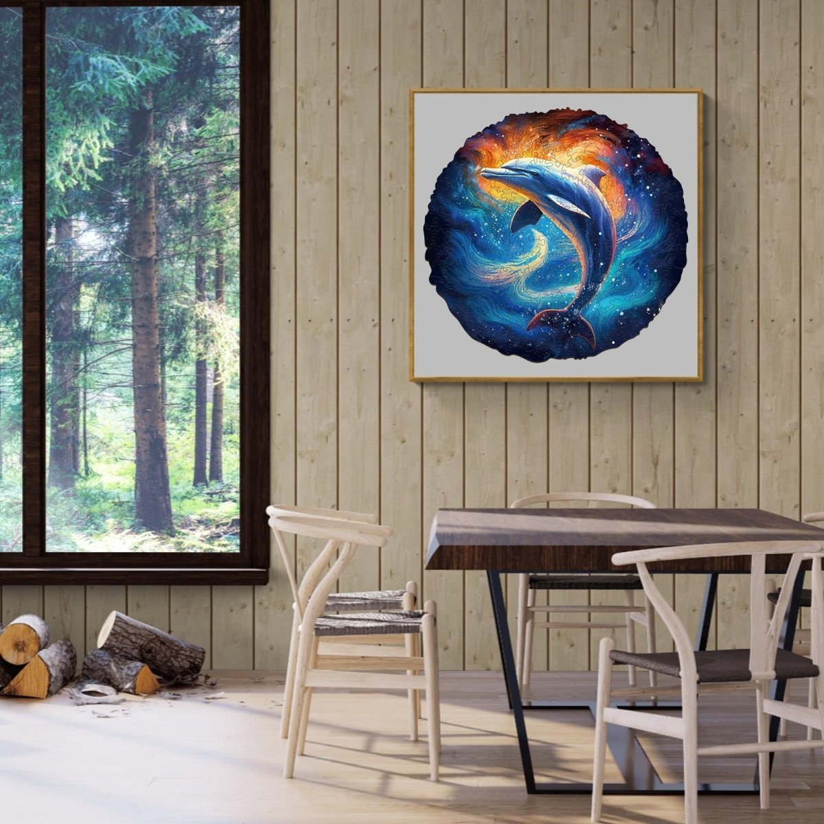 Dream dolphin Wooden Jigsaw Puzzle - KAAYEE Puzzle