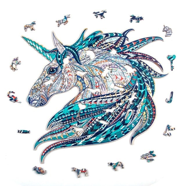 DREAM UNICORN Wooden Jigsaw Puzzle - KAAYEE Puzzle