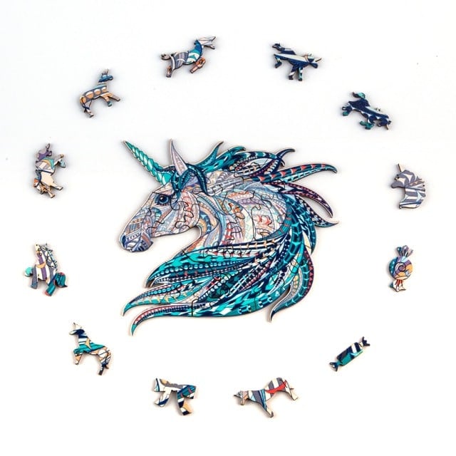 DREAM UNICORN Wooden Jigsaw Puzzle - KAAYEE Puzzle