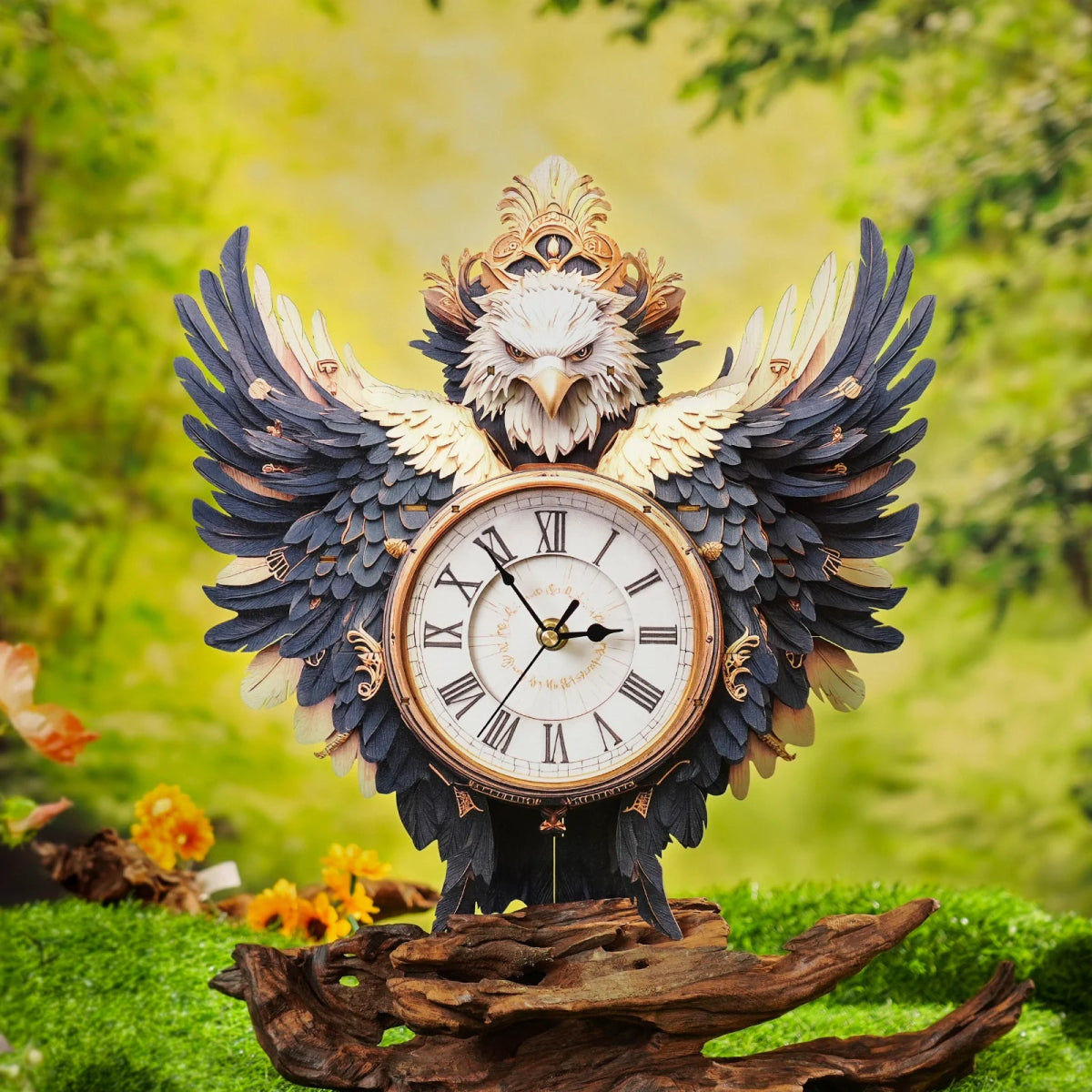 Eagle Wooden Clock Kit - KAAYEE Puzzle