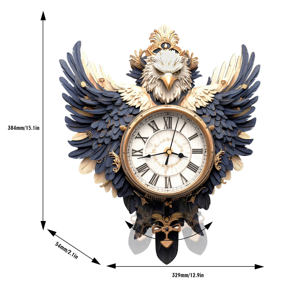 Eagle Wooden Clock Kit - KAAYEE Puzzle