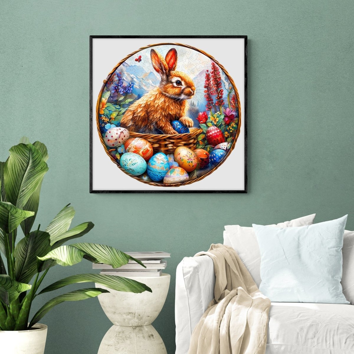 Easter Bunny Wooden Jigsaw Puzzle - KAAYEE Puzzle
