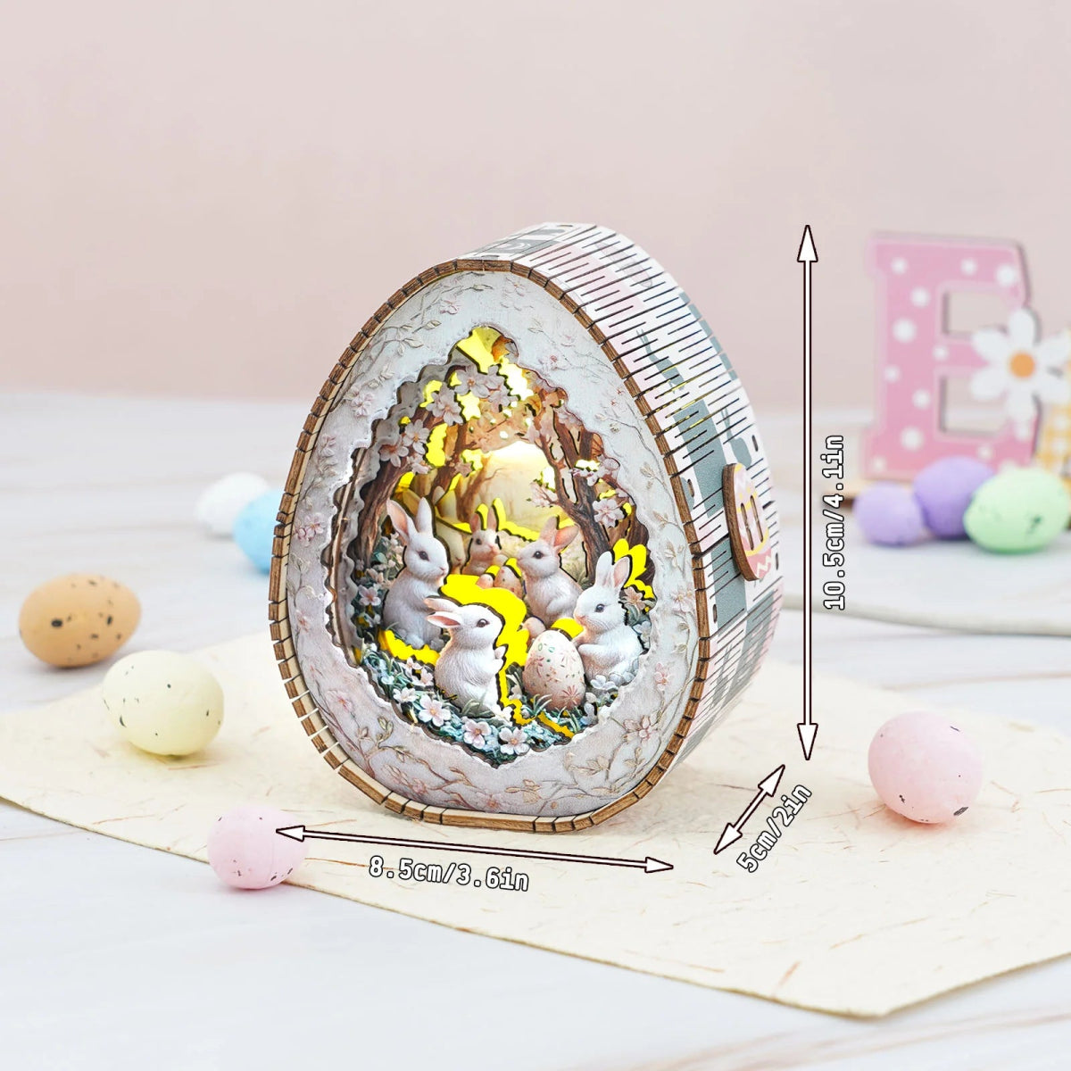 Easter Egg Adventure Story Night Light - KAAYEE Puzzle