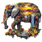 Elephant Eden Wooden Jigsaw Puzzle - KAAYEE Puzzle