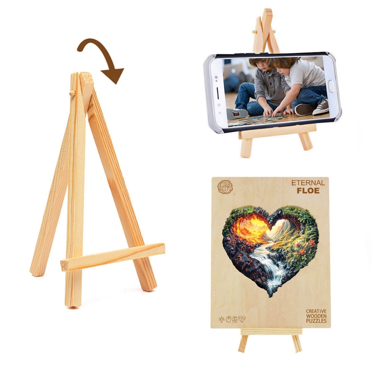 ETERNAL FLOW Wooden Jigsaw Puzzle - KAAYEE Puzzle