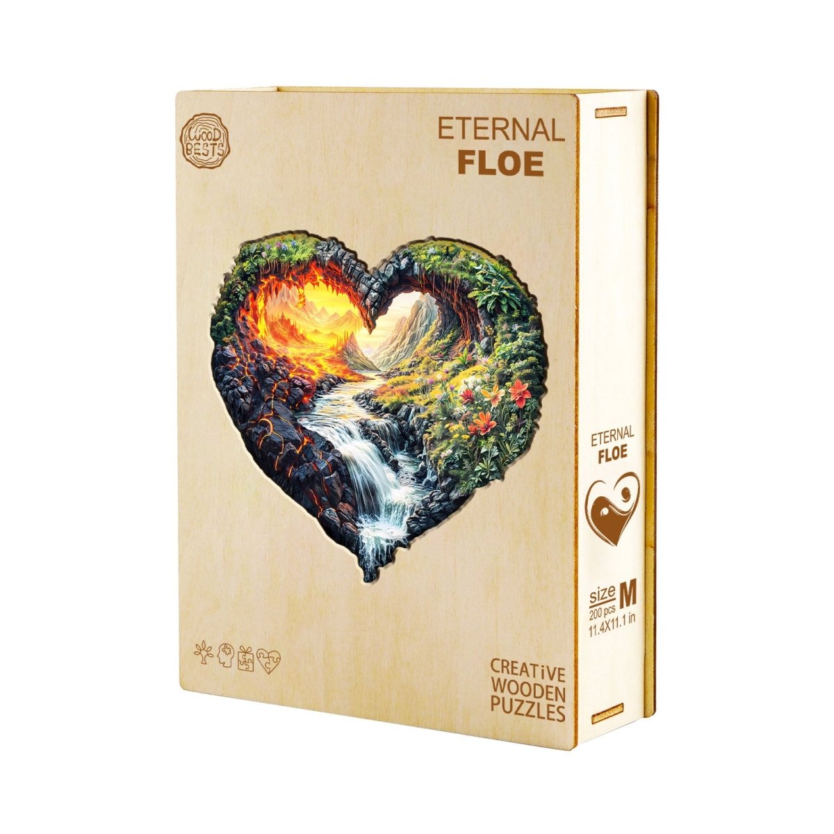 ETERNAL FLOW Wooden Jigsaw Puzzle - KAAYEE Puzzle
