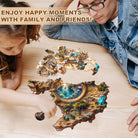 Explorer’s World - 1 Wooden Jigsaw Puzzle - KAAYEE Puzzle