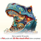 Fantasy Dinosaurs - 2 Wooden Jigsaw Puzzle - KAAYEE Puzzle