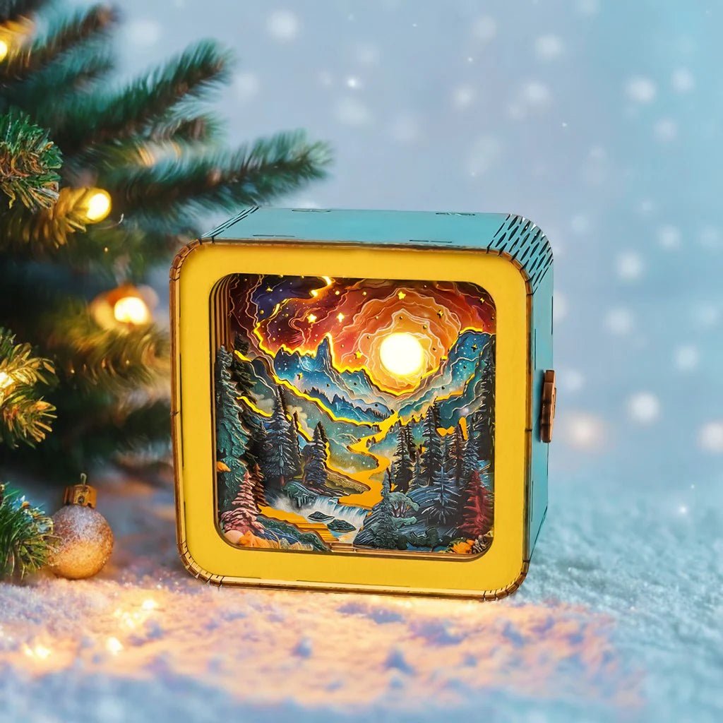 Fantasy Mountains Night Light - KAAYEE Puzzle