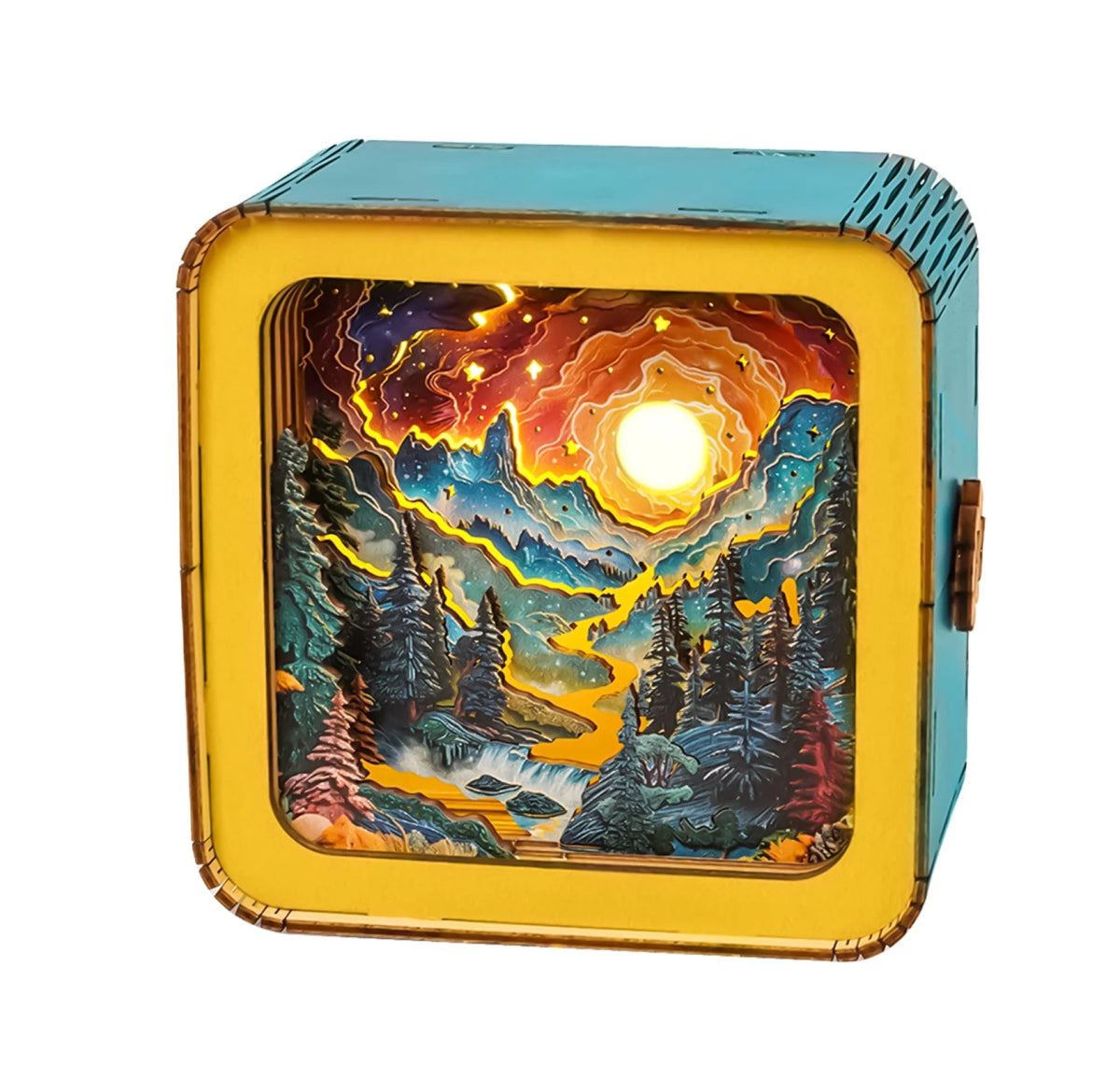 Fantasy Mountains Night Light - KAAYEE Puzzle