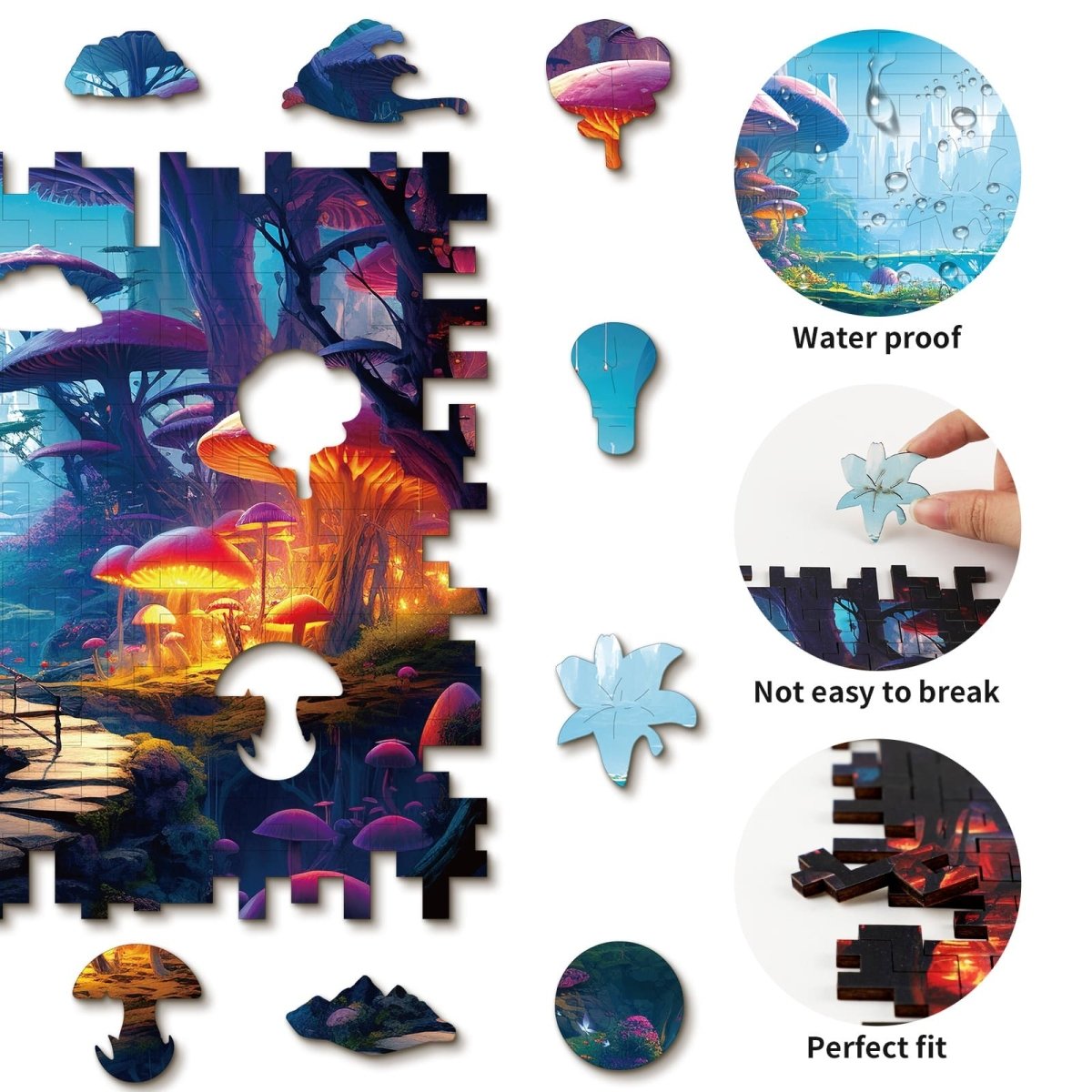 Fantasy World Wooden Jigsaw Puzzle - KAAYEE Puzzle