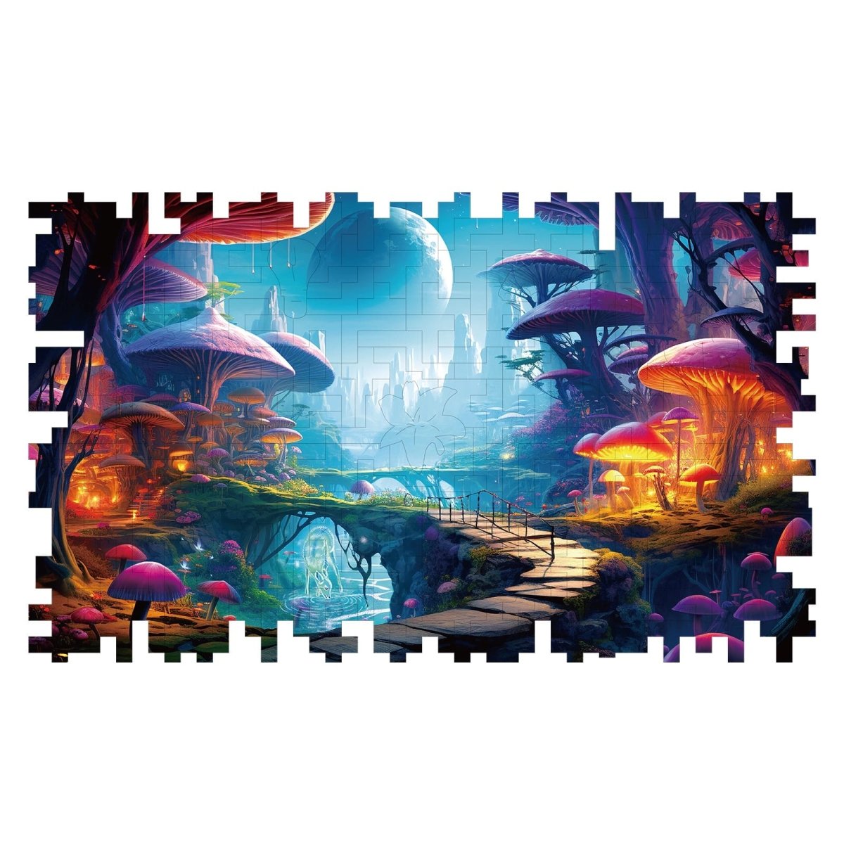 Fantasy World Wooden Jigsaw Puzzle - KAAYEE Puzzle